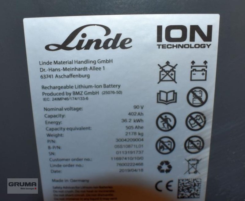 Gabelstapler typu Linde E 50/600 HL ION 388, Gebrauchtmaschine v Friedberg-Derching (Obrázek 11)