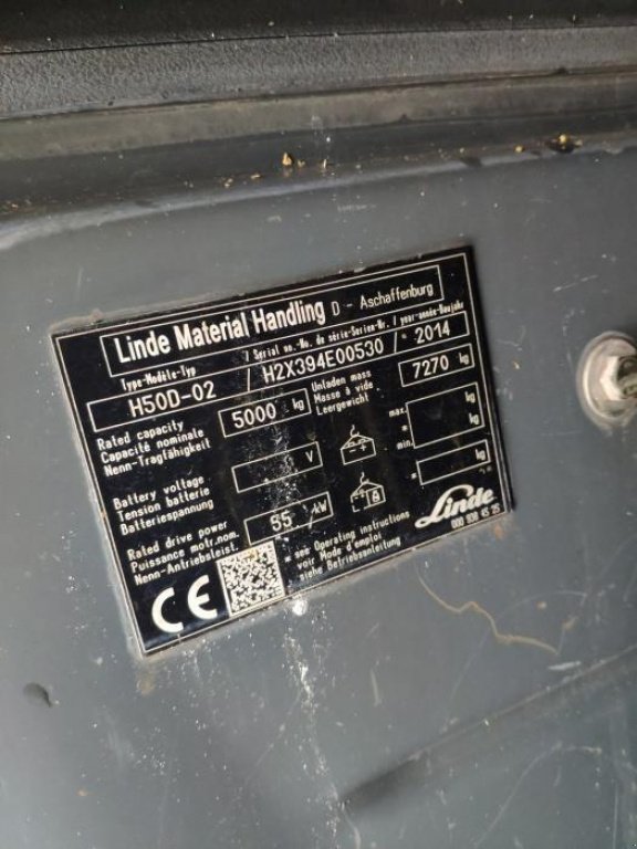 Gabelstapler typu Linde H 50 D/394, Gebrauchtmaschine v Не обрано (Obrázek 3)