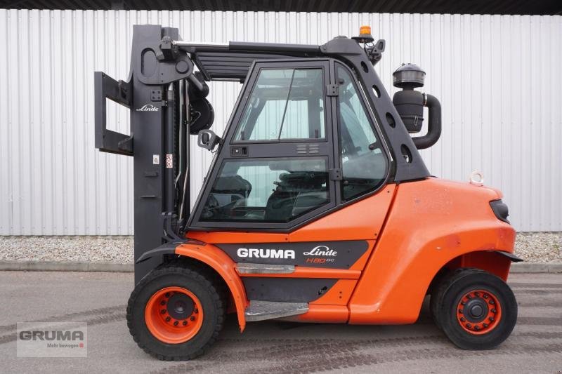 Gabelstapler Türe ait Linde H 80 D/900 EVO 396-03, Gebrauchtmaschine içinde Friedberg-Derching (resim 4)