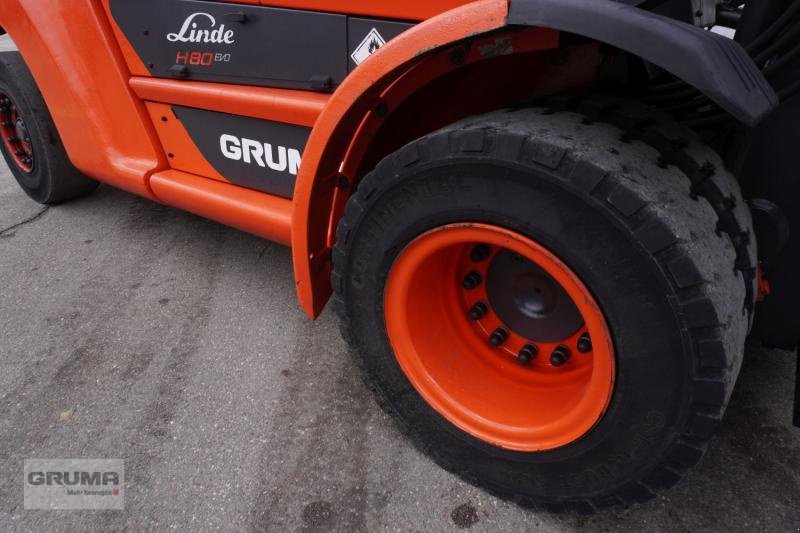 Gabelstapler Türe ait Linde H 80 D/900 EVO 396-03, Gebrauchtmaschine içinde Friedberg-Derching (resim 6)