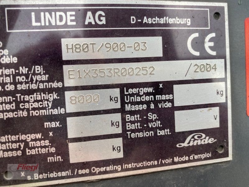 Gabelstapler des Typs Linde H 80, Gebrauchtmaschine in Mühldorf (Bild 11)