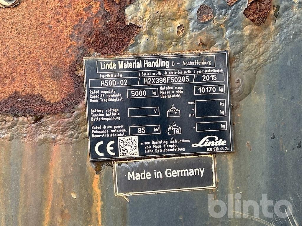 Gabelstapler del tipo Linde H50D-02, Gebrauchtmaschine en Düsseldorf (Imagen 5)