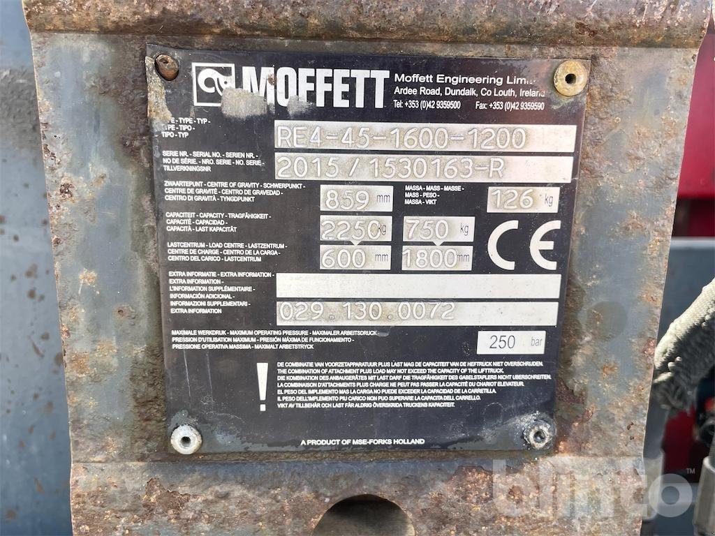 Gabelstapler za tip Moffett M4 25.3, Gebrauchtmaschine u Düsseldorf (Slika 5)