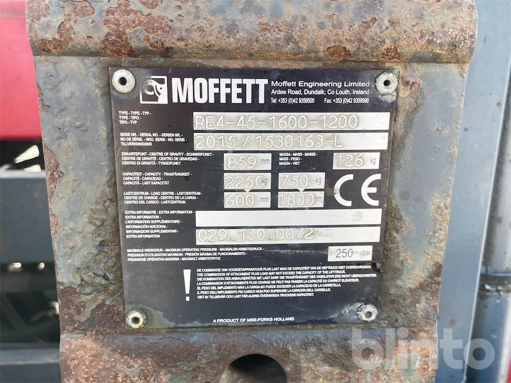 Gabelstapler za tip Moffett M4 25.3, Gebrauchtmaschine u Düsseldorf (Slika 6)