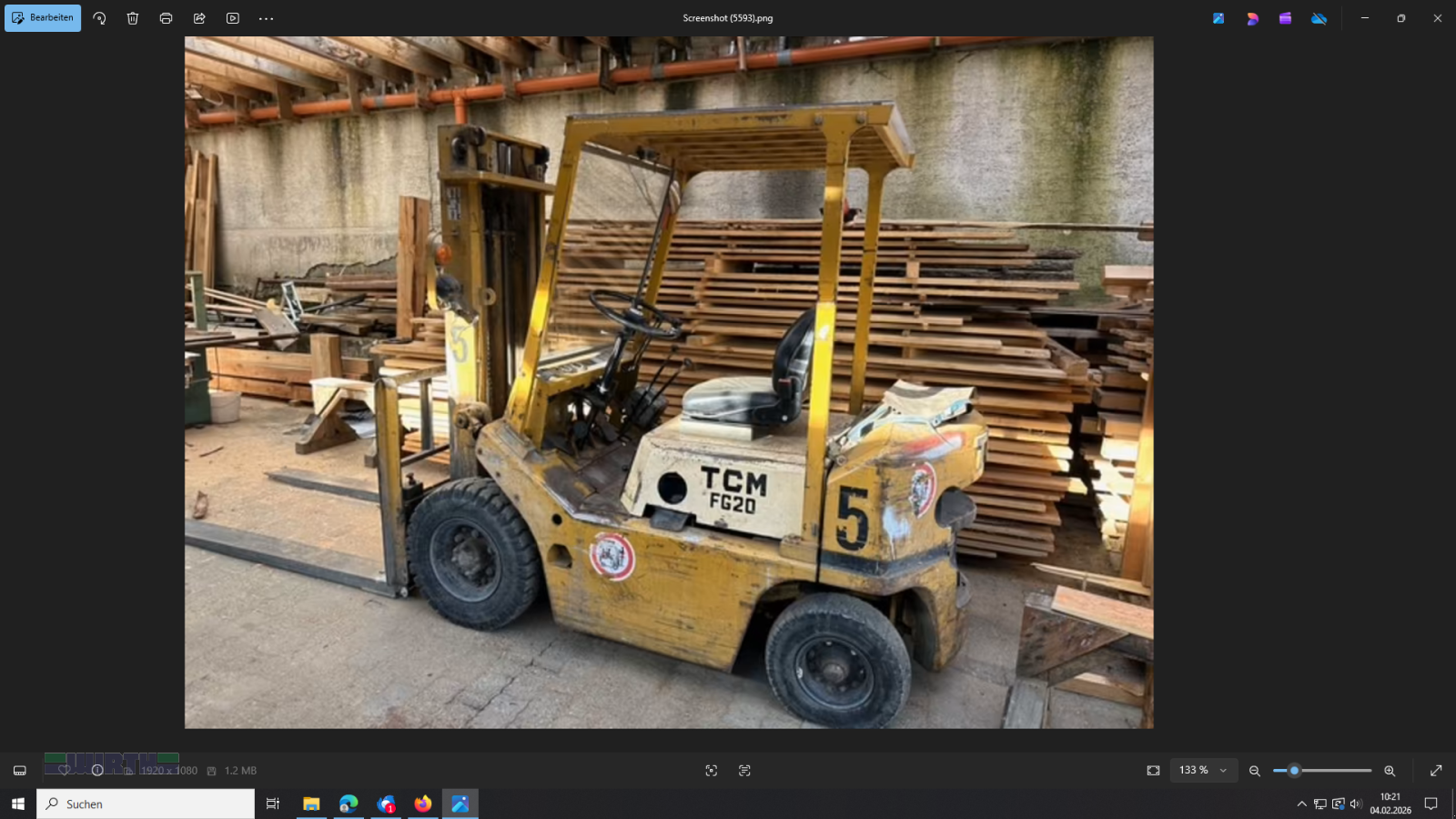 Gabelstapler des Typs TCM TCM Gabelstapler FG 20 N7 – zuverlässig und sofort einsatzbereit, Gebrauchtmaschine in Buchdorf (Bild 1)