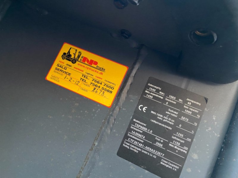 Gabelstapler typu TCM TSP6000-1.0, Gebrauchtmaschine v Hemmet (Obrázek 21)