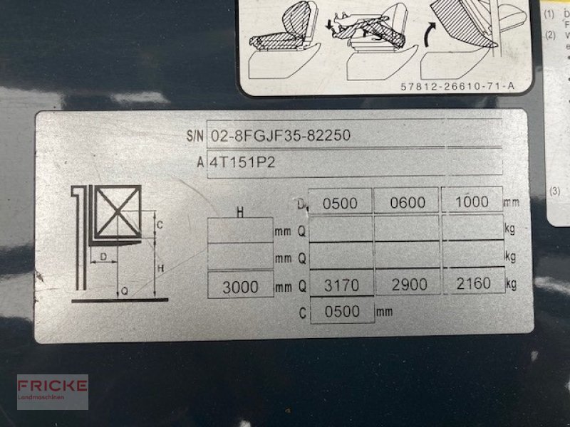 Gabelstapler Türe ait Toyota 02-8FGJF35, Gebrauchtmaschine içinde Bockel - Gyhum (resim 14)