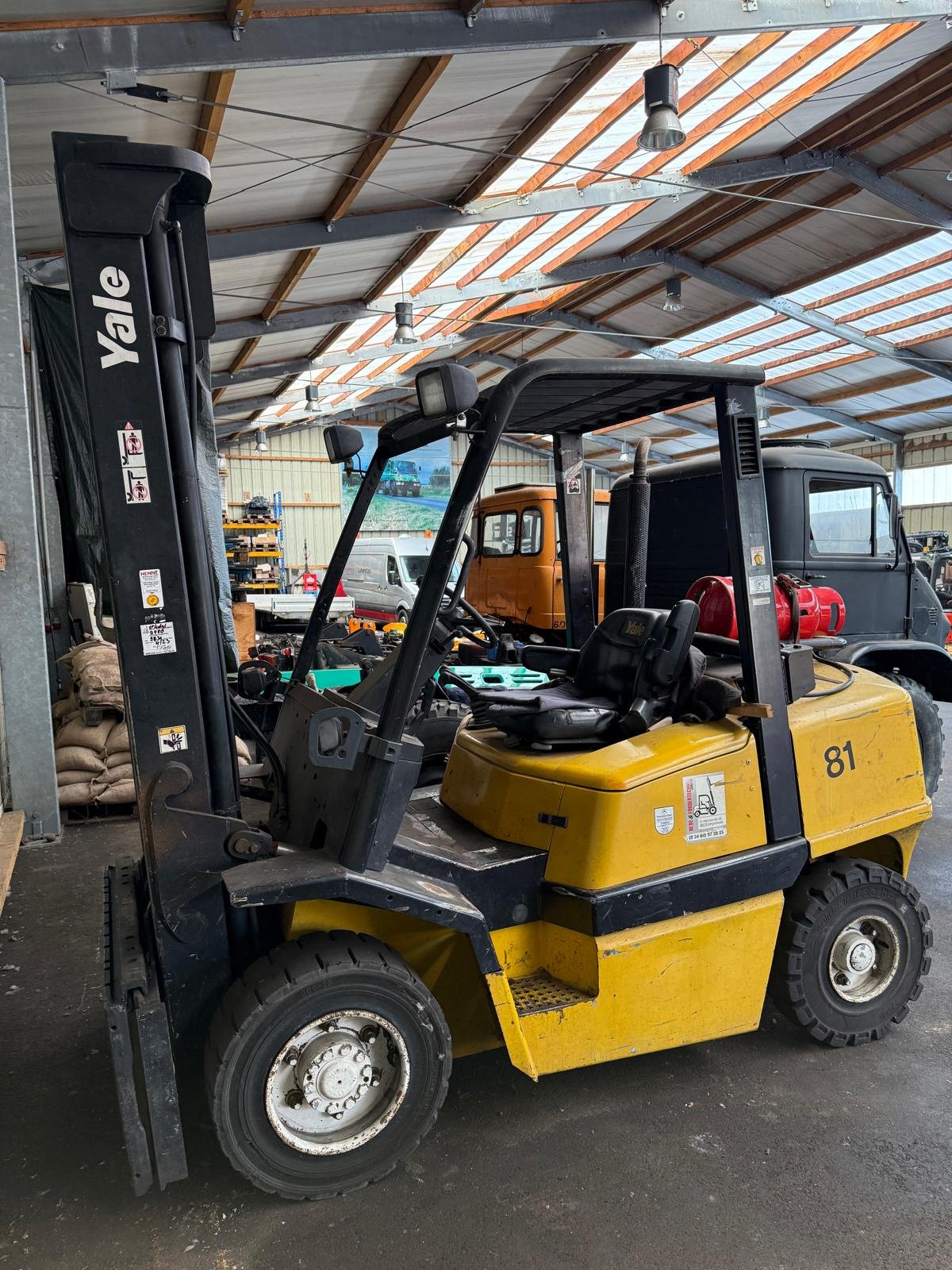 Gabelstapler des Typs Yale GLP40LJ, Gebrauchtmaschine in Wiedemar (Bild 5)
