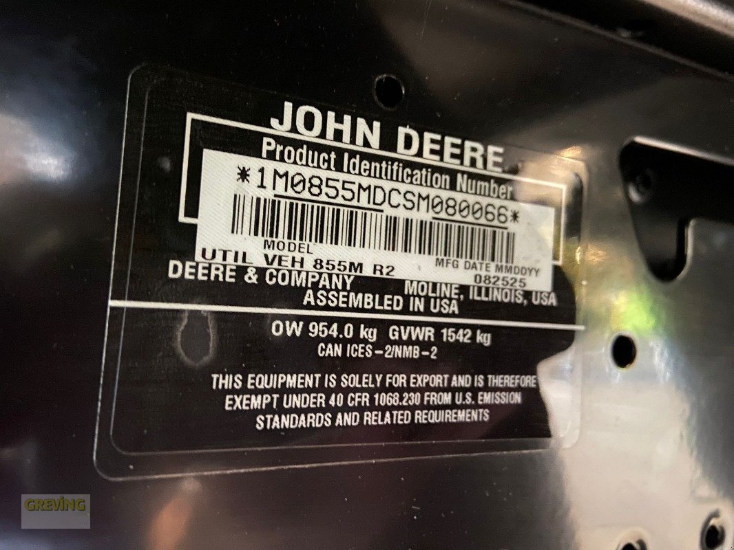 Gator typu John Deere XUV855M S4, Neumaschine w Ahaus (Zdjęcie 15)