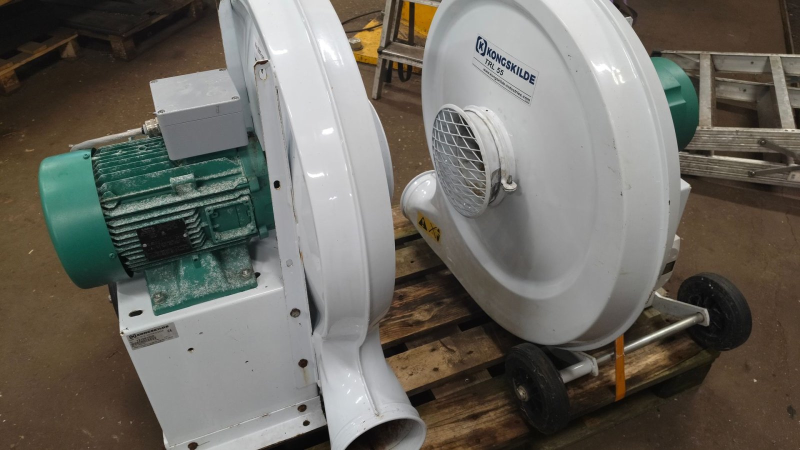 Gebläse del tipo Kongskilde TRL 55 og TRL 75 kornblæser 1 stk. af hver, Gebrauchtmaschine en Egtved (Imagen 1)
