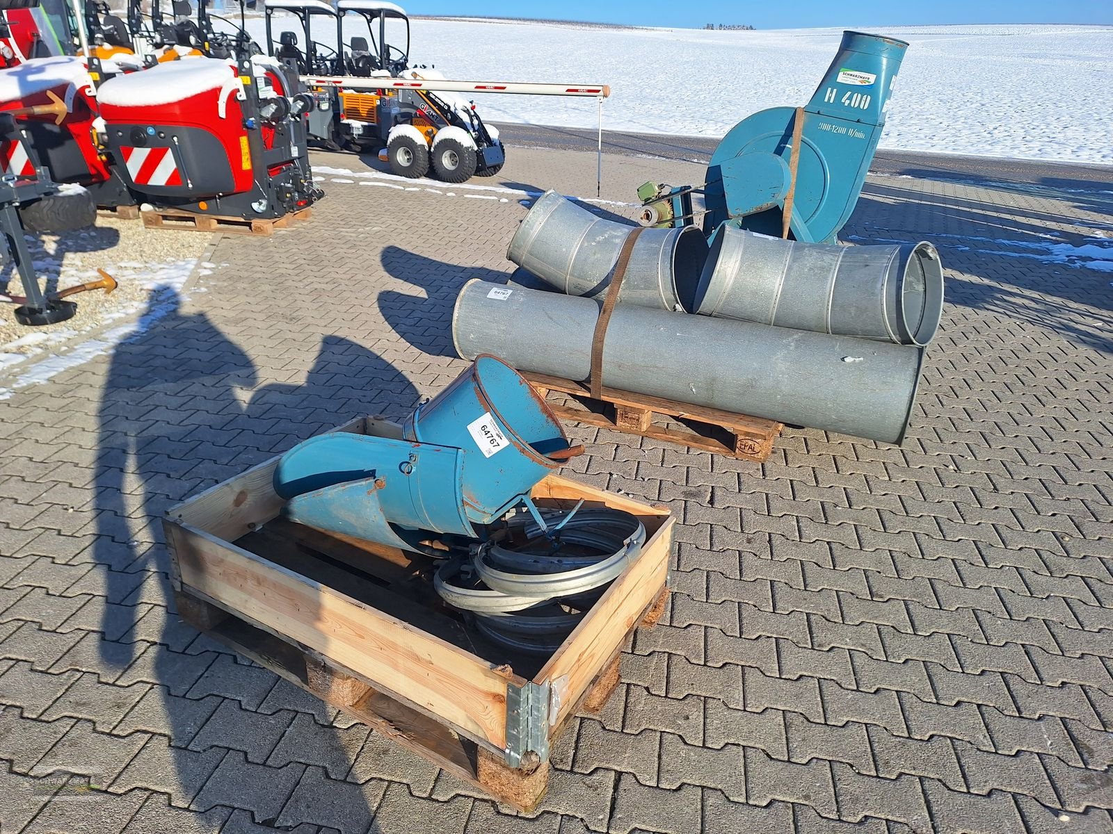 Gebläse des Typs Mengele Heugebläse, Gebrauchtmaschine in Aurolzmünster (Bild 3)