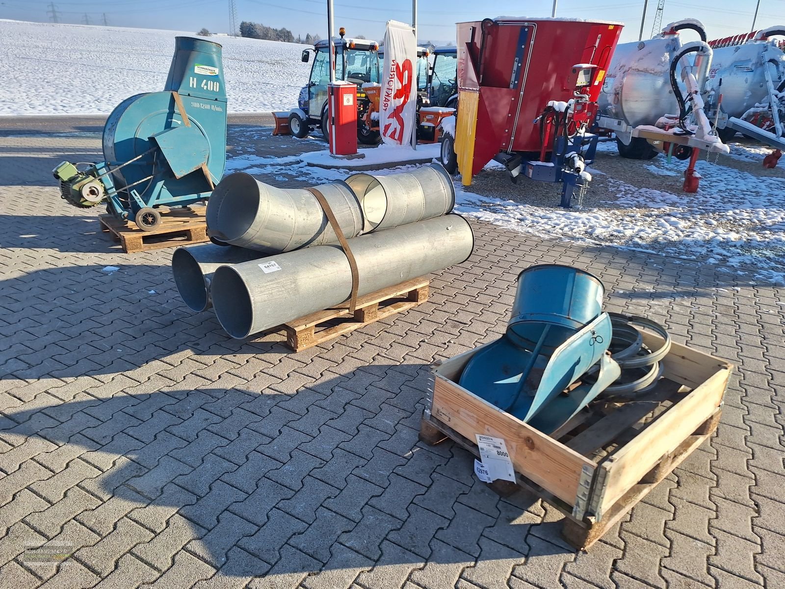 Gebläse des Typs Mengele Heugebläse, Gebrauchtmaschine in Aurolzmünster (Bild 5)