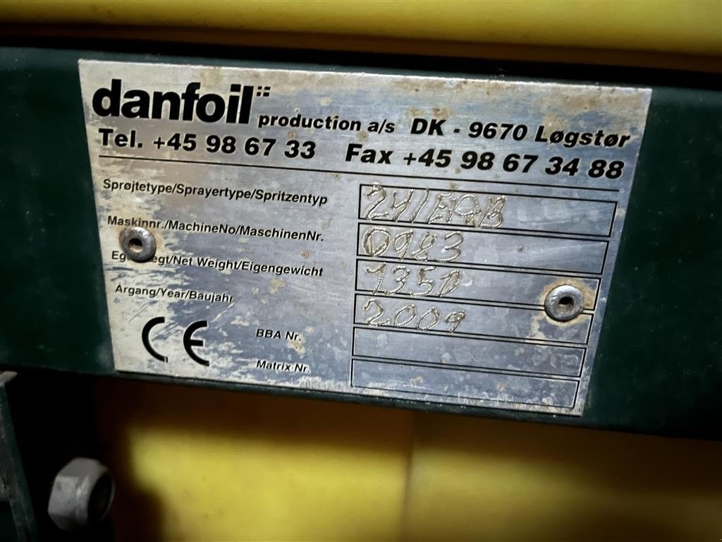 Gebläsespritze des Typs Danfoil Airboss 24m, Gebrauchtmaschine in Ringe (Bild 8)