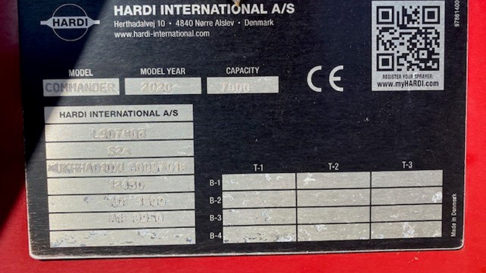 Gebläsespritze Türe ait Hardi 36m Commander 7000i Twin Force  TwinForce, Gebrauchtmaschine içinde Ringe (resim 11)