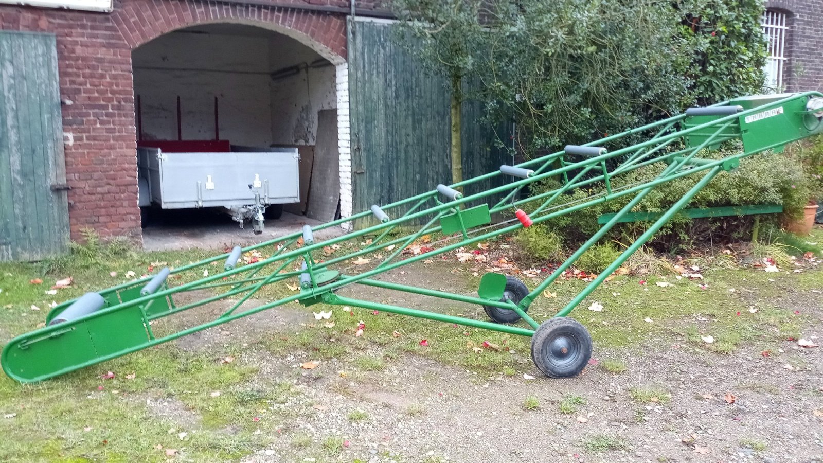 Gemüse-Förderband del tipo Takraf Förderband Gurtförderband Transportband Hackschnitzel Pellets Kaminholz Gemüse Briketts, Gebrauchtmaschine en Kaarst (Imagen 1)