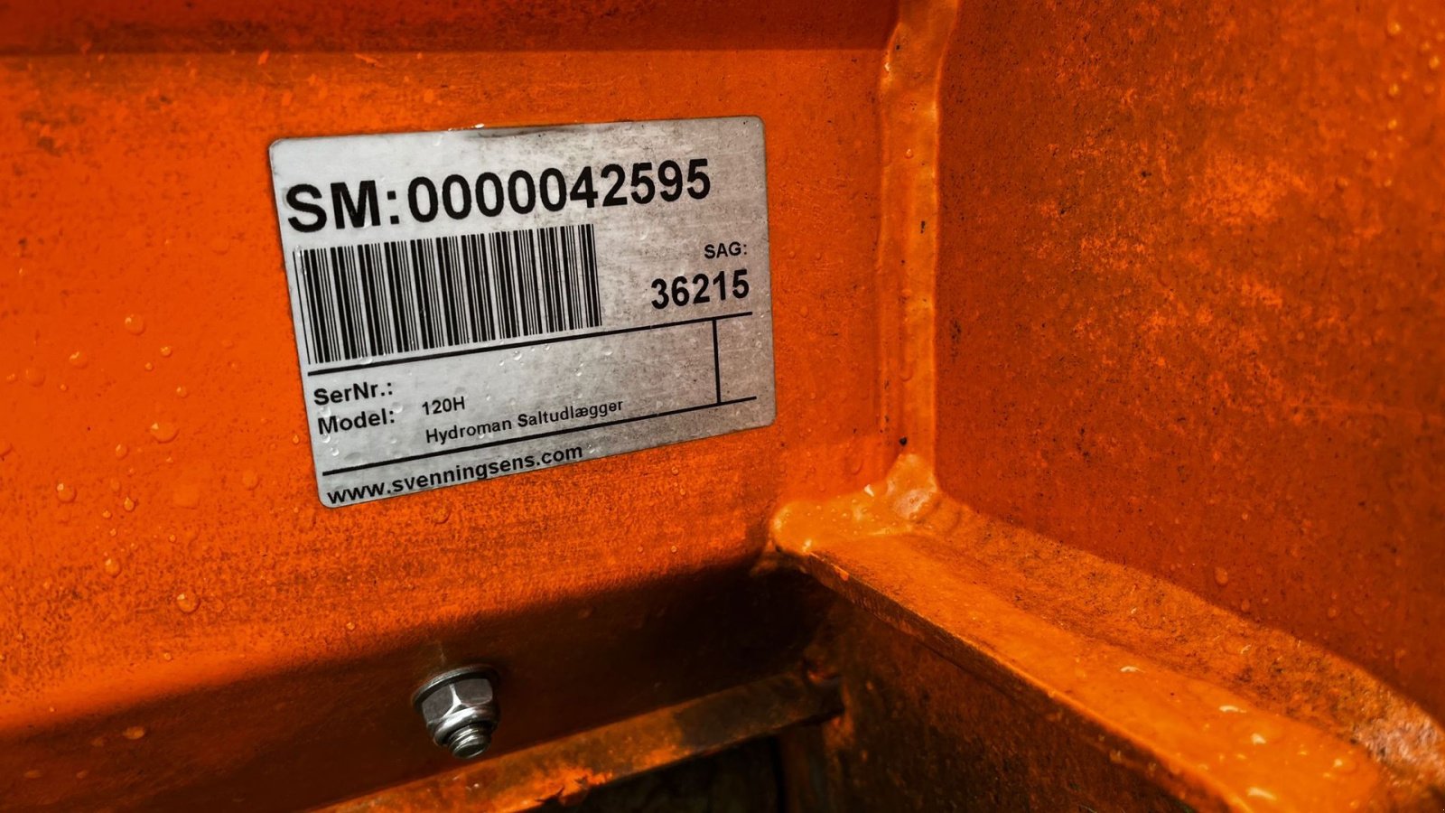 Geräteträger του τύπου Belos REDSKABSBÆRER m. 120H Hydroman Saltudlægger, Gebrauchtmaschine σε Horsens (Φωτογραφία 14)