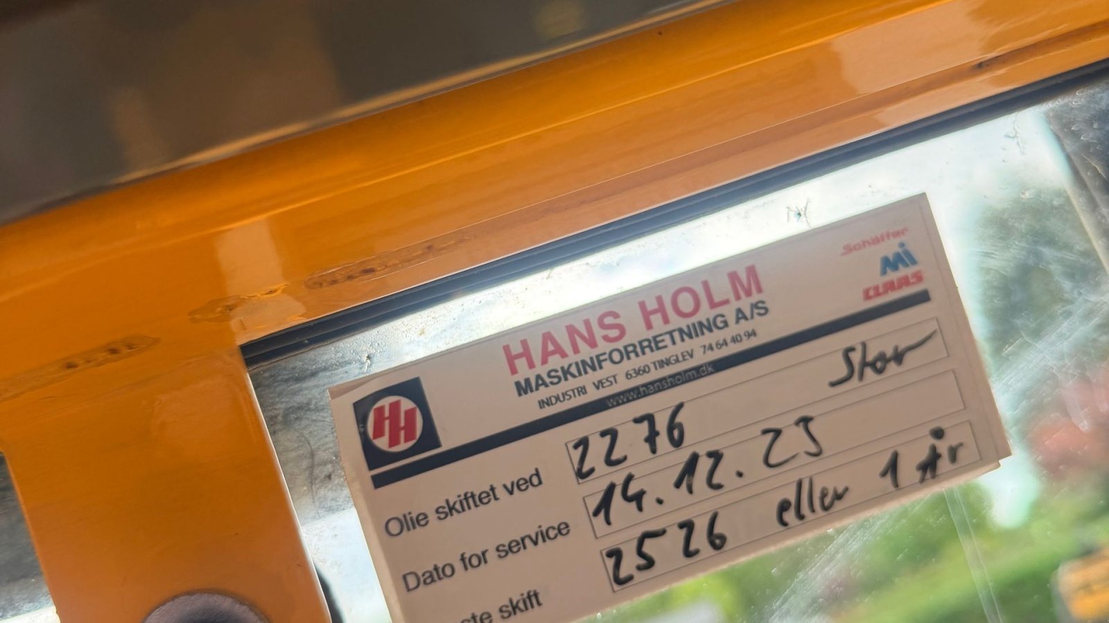 Geräteträger Türe ait Belos Trans pro 54, Gebrauchtmaschine içinde Brørup (resim 14)