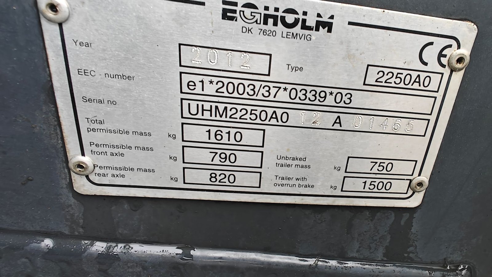 Geräteträger типа Egholm 2250, Gebrauchtmaschine в Holstebro (Фотография 11)