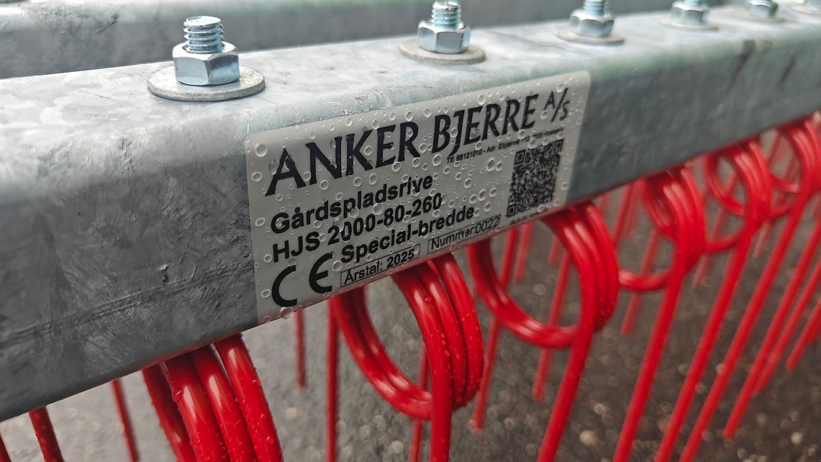 Geräteträger типа Egholm Anker Bjerre Riven 150cm 150cm gårdrive, 3-rækket, Gebrauchtmaschine в Holstebro (Фотография 13)