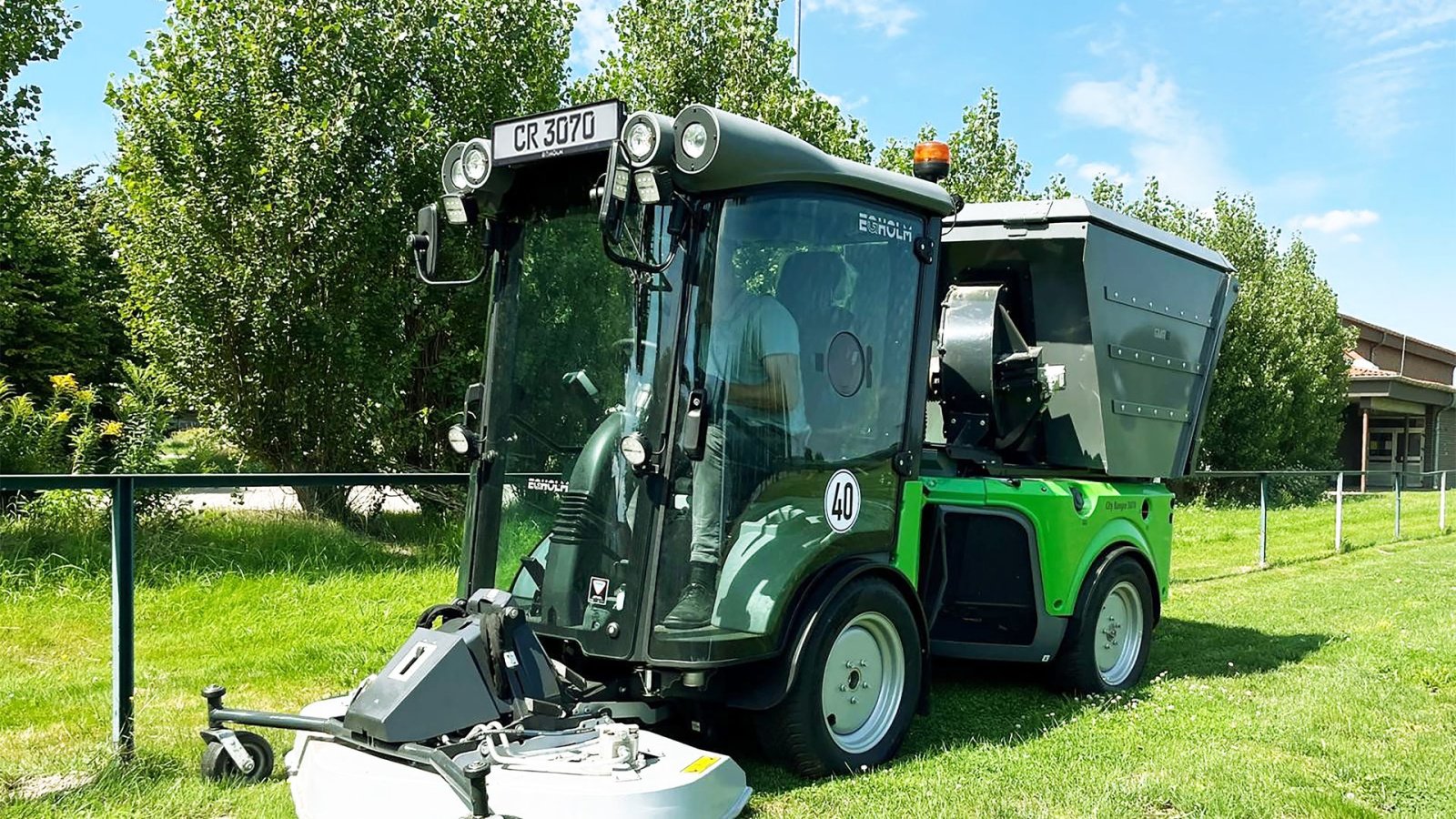 Geräteträger Türe ait Egholm City Ranger 3070, Gebrauchtmaschine içinde Ringe (resim 2)