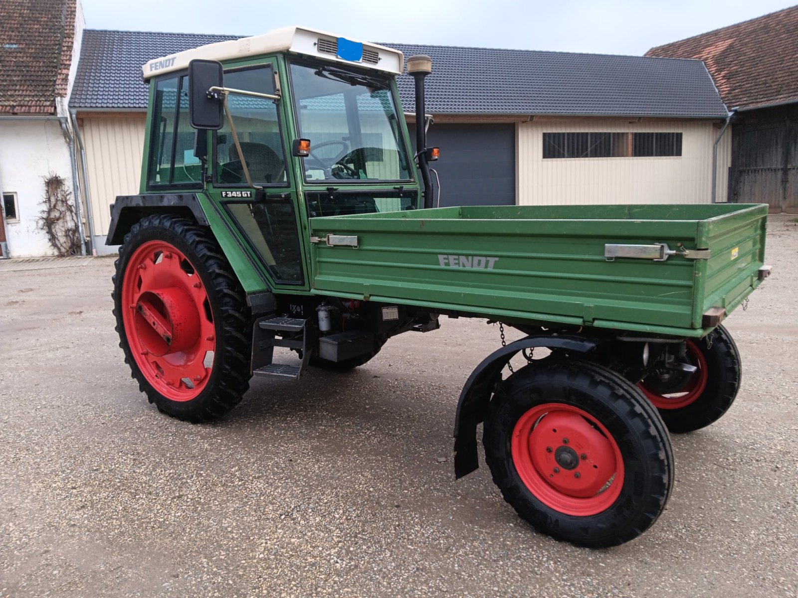 Geräteträger Türe ait Fendt 345 GT, Gebrauchtmaschine içinde Geiselhöring (resim 8)