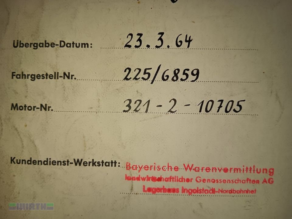 Geräteträger des Typs Fendt GT 225 Auflösung Oldtimer-Sammlung, Gebrauchtmaschine in Buchdorf (Bild 23)