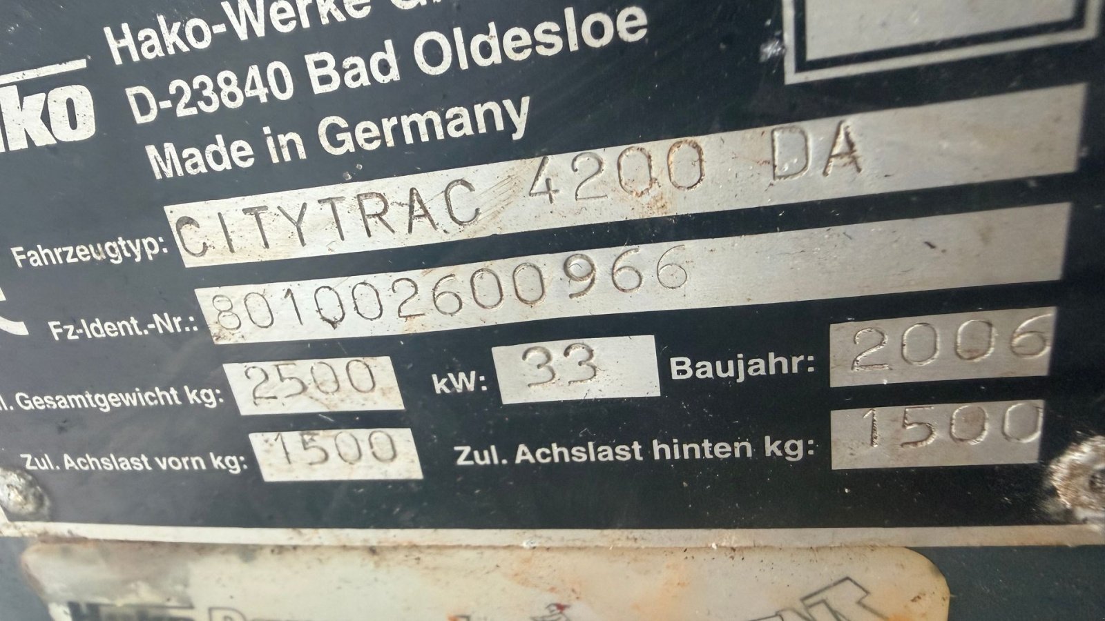 Geräteträger tipa Hako Citytrac 4200, Gebrauchtmaschine u Brørup (Slika 12)