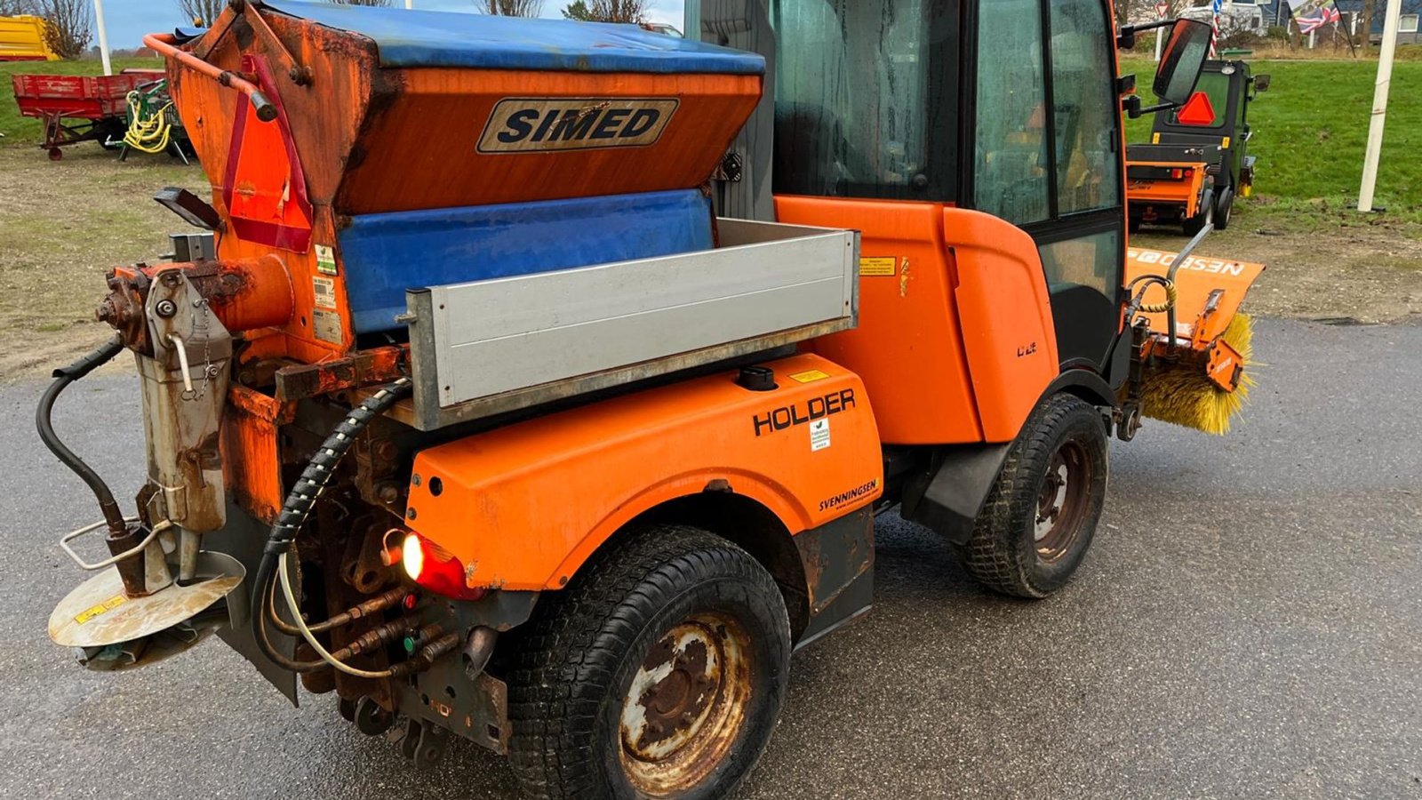 Geräteträger Türe ait Holder C250 212 m. Nesbo Kost, Gebrauchtmaschine içinde Borre (resim 3)