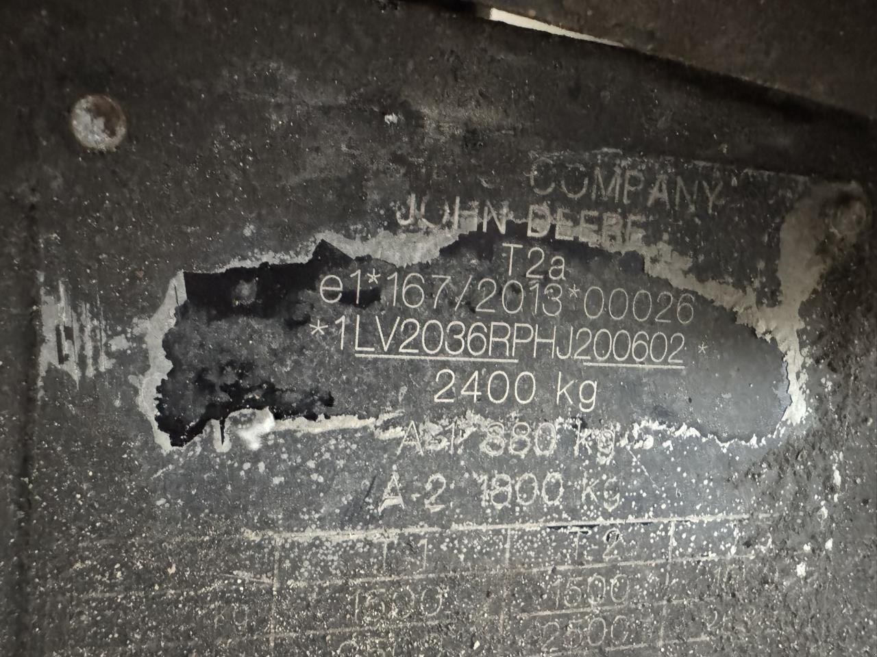 Geräteträger типа John Deere 2036R, Gebrauchtmaschine в Næstved (Фотография 7)