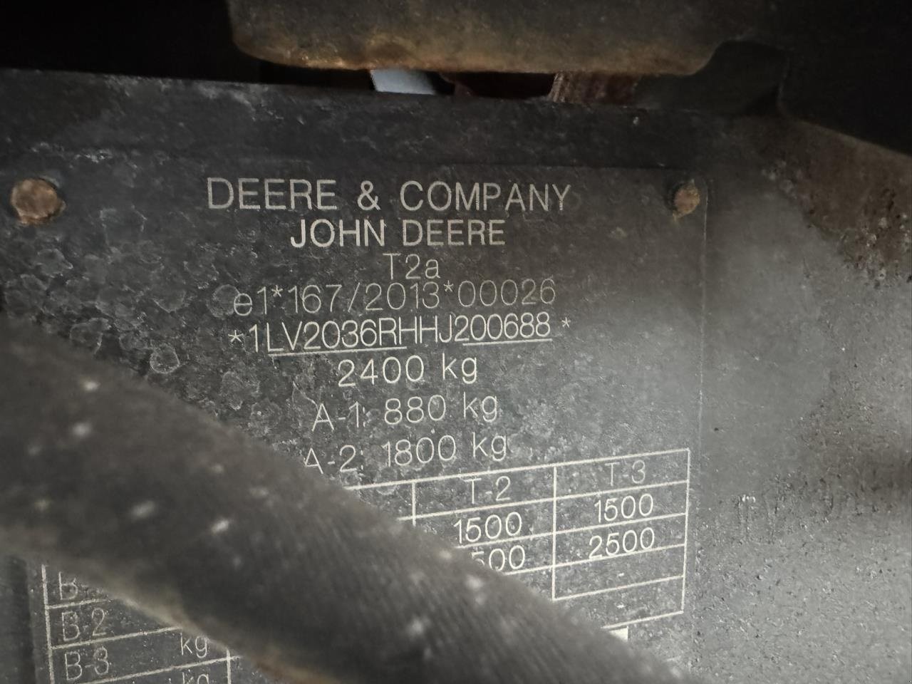 Geräteträger del tipo John Deere 2036R, Gebrauchtmaschine In Bramming (Immagine 5)