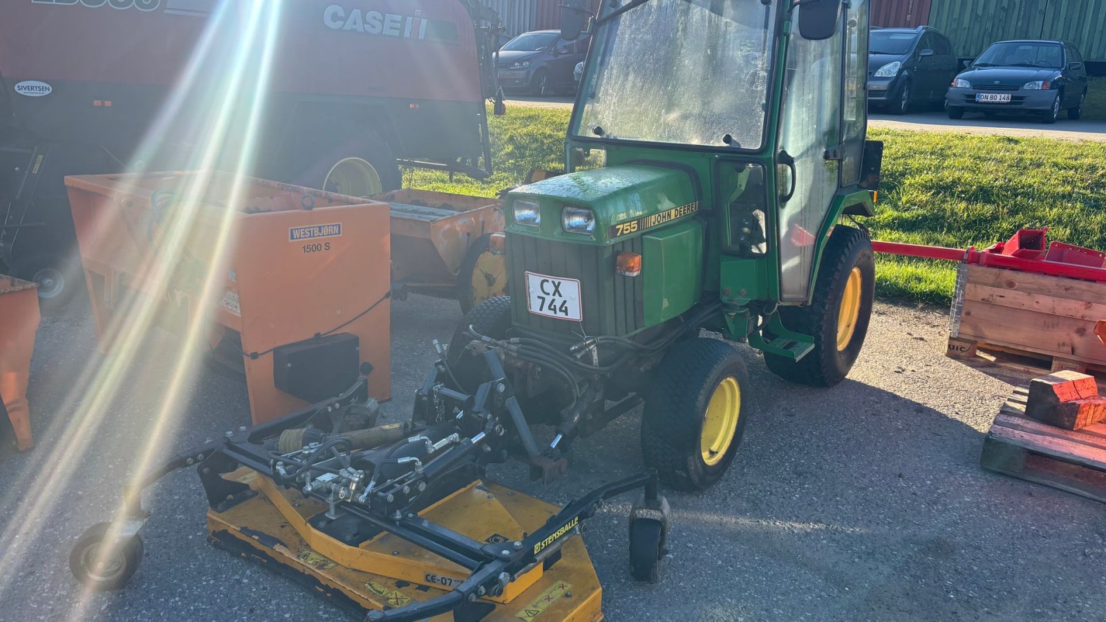 Geräteträger typu John Deere 755 Kompakt traktor, Gebrauchtmaschine v Roskilde (Obrázek 1)