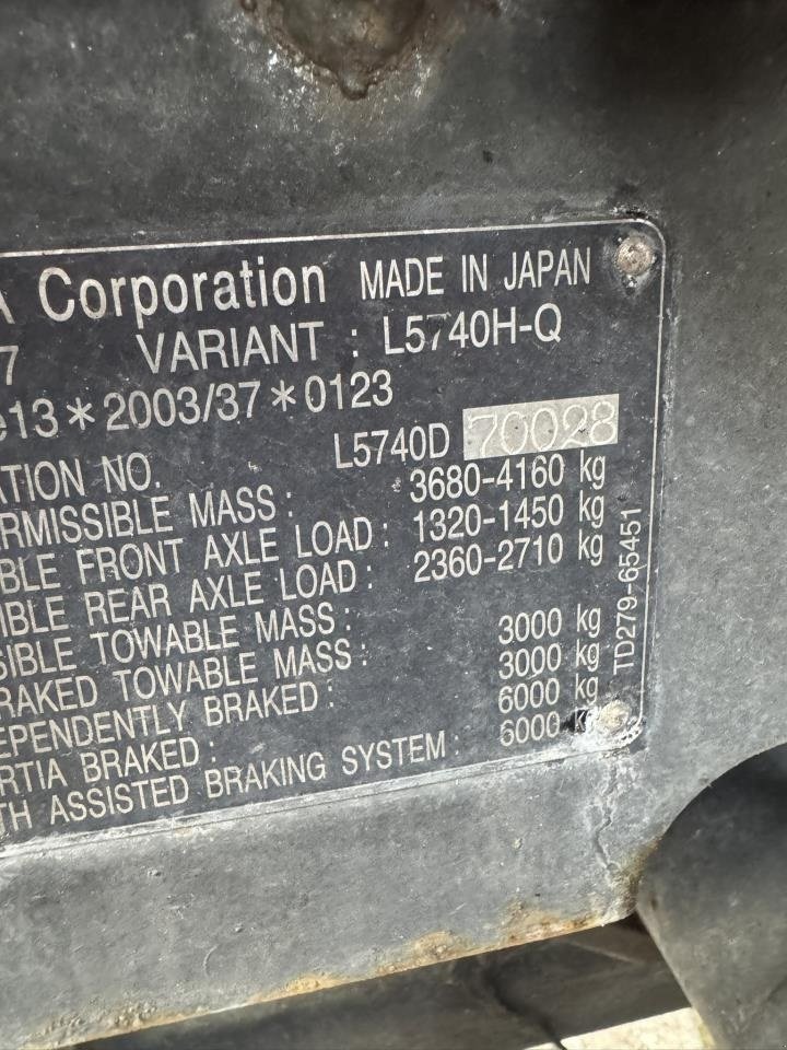 Geräteträger typu Kubota 5740, Gebrauchtmaschine v Næstved (Obrázek 7)