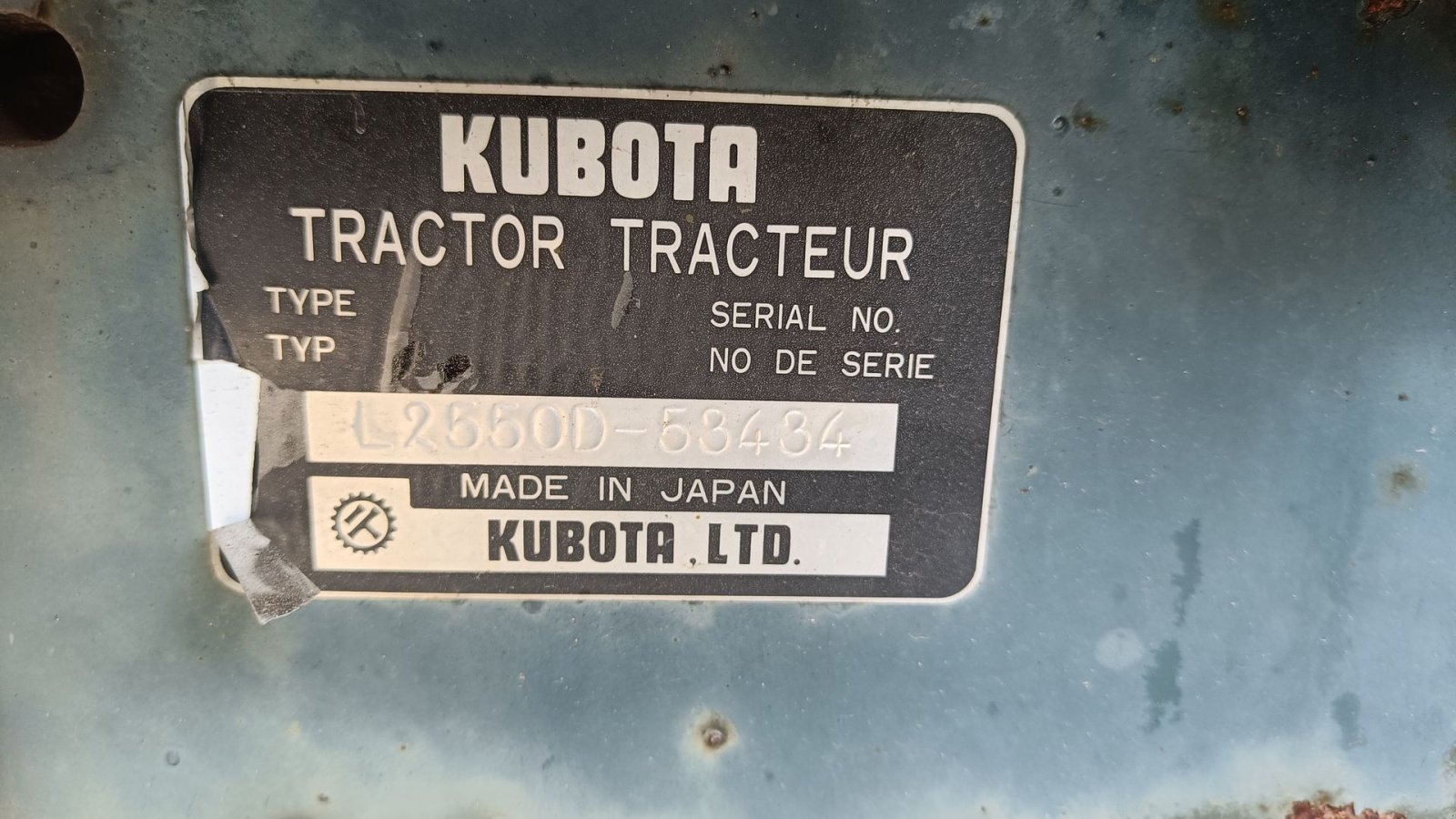 Geräteträger typu Kubota L2550 D, Gebrauchtmaschine v Egtved (Obrázek 17)