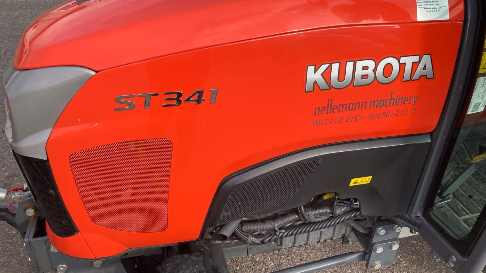 Geräteträger des Typs Kubota ST341 inkl. 150 cm kost og udlægger, Gebrauchtmaschine in Roskilde (Bild 21)