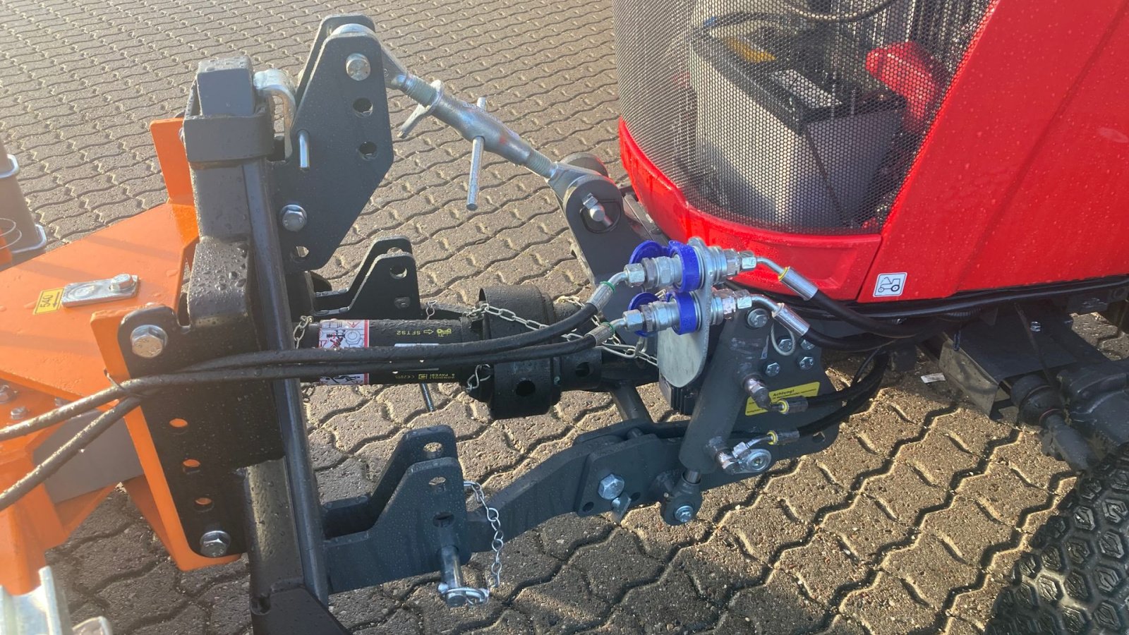 Geräteträger Türe ait Massey Ferguson 1740 HC Frontlift/pto og 150 cm fejemaskine, Gebrauchtmaschine içinde Roskilde (resim 23)