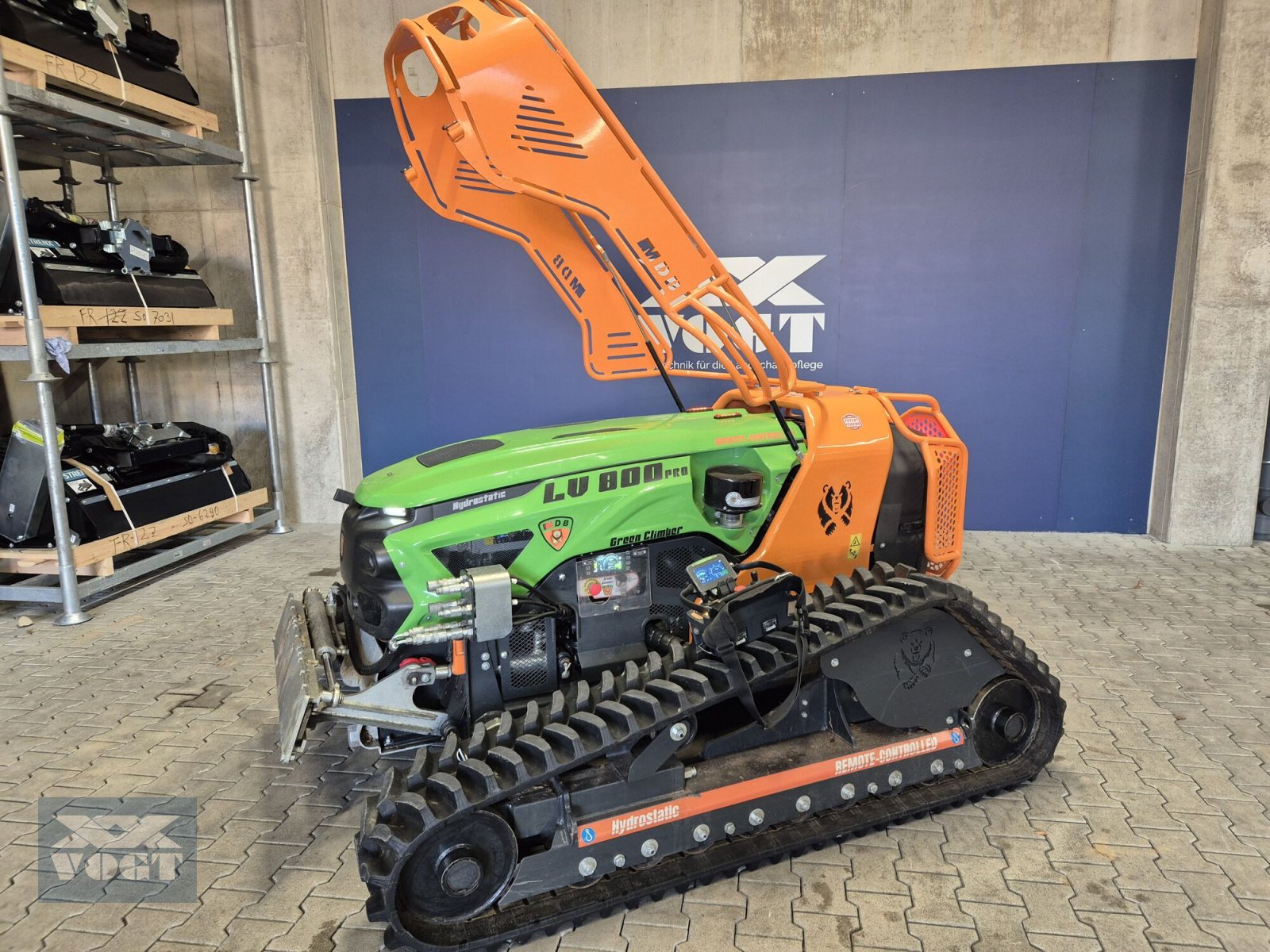 Geräteträger Türe ait MDB LV800 PRO Forstraupe /Mulchraupe /Funkraupe /Geräteträger-Vorführgerät-, Gebrauchtmaschine içinde Schmallenberg (resim 17)