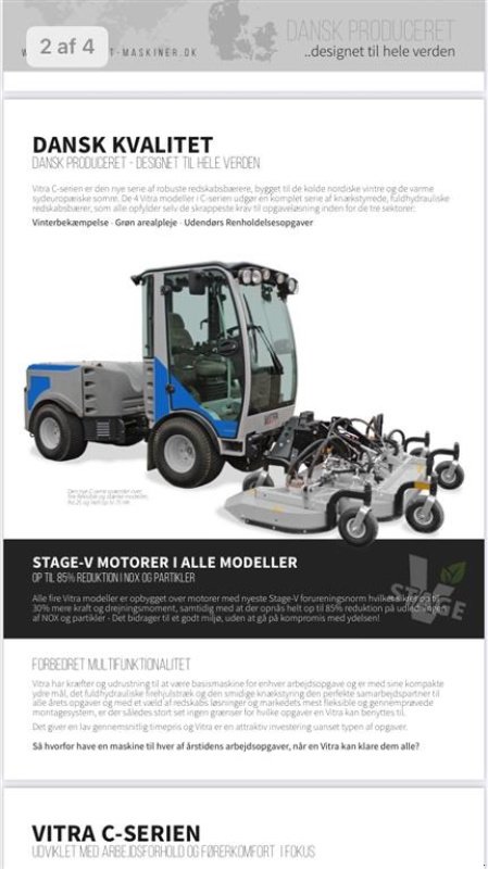 Geräteträger typu Vitra C3.75 NYHED C-Serien, Gebrauchtmaschine v Tilst (Obrázek 3)