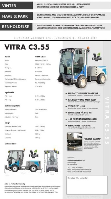 Geräteträger des Typs Vitra Vitra C3.55 Nyhed, Gebrauchtmaschine in Tilst (Bild 1)