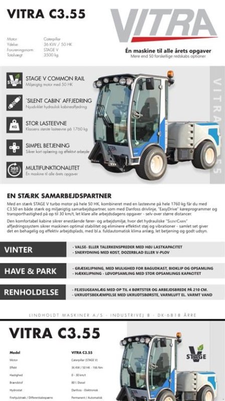 Geräteträger des Typs Vitra Vitra C3.55 Nyhed, Gebrauchtmaschine in Tilst (Bild 2)