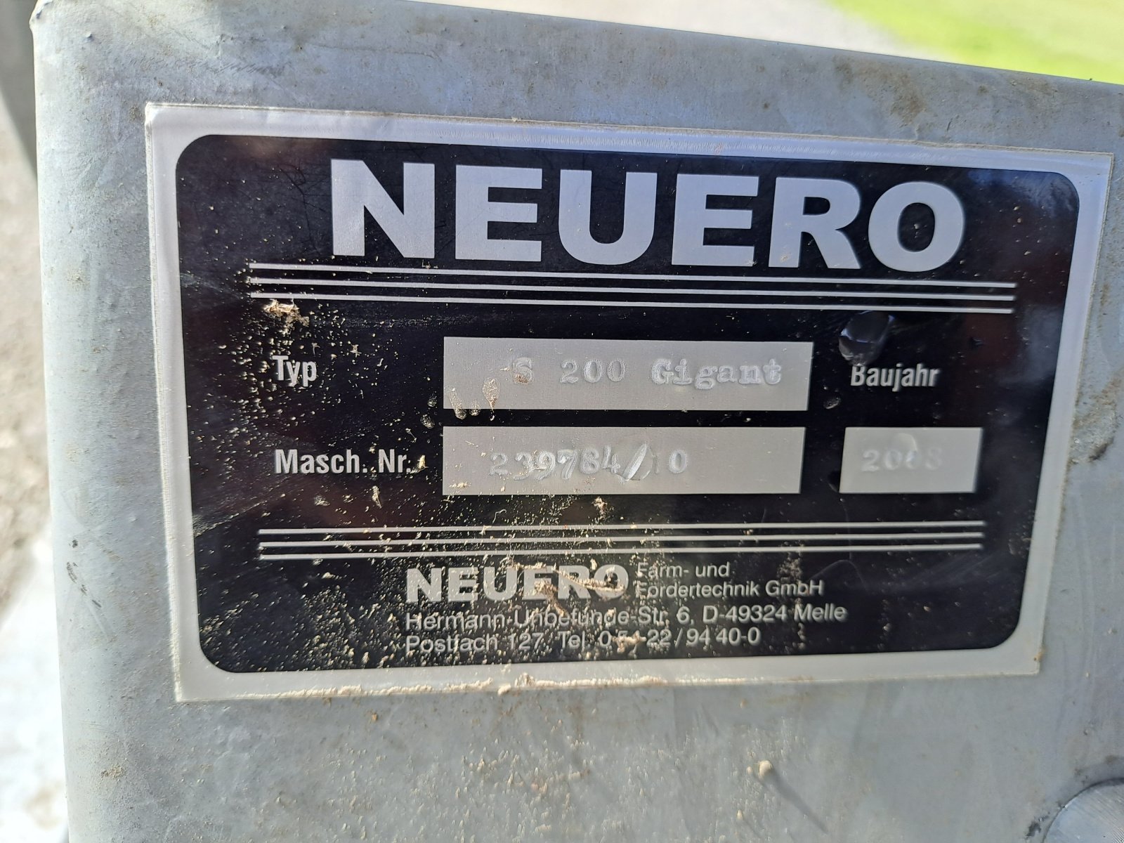 Getreidekanone des Typs Neuero S 200 Gigant, Gebrauchtmaschine in Neversdorf (Bild 3)