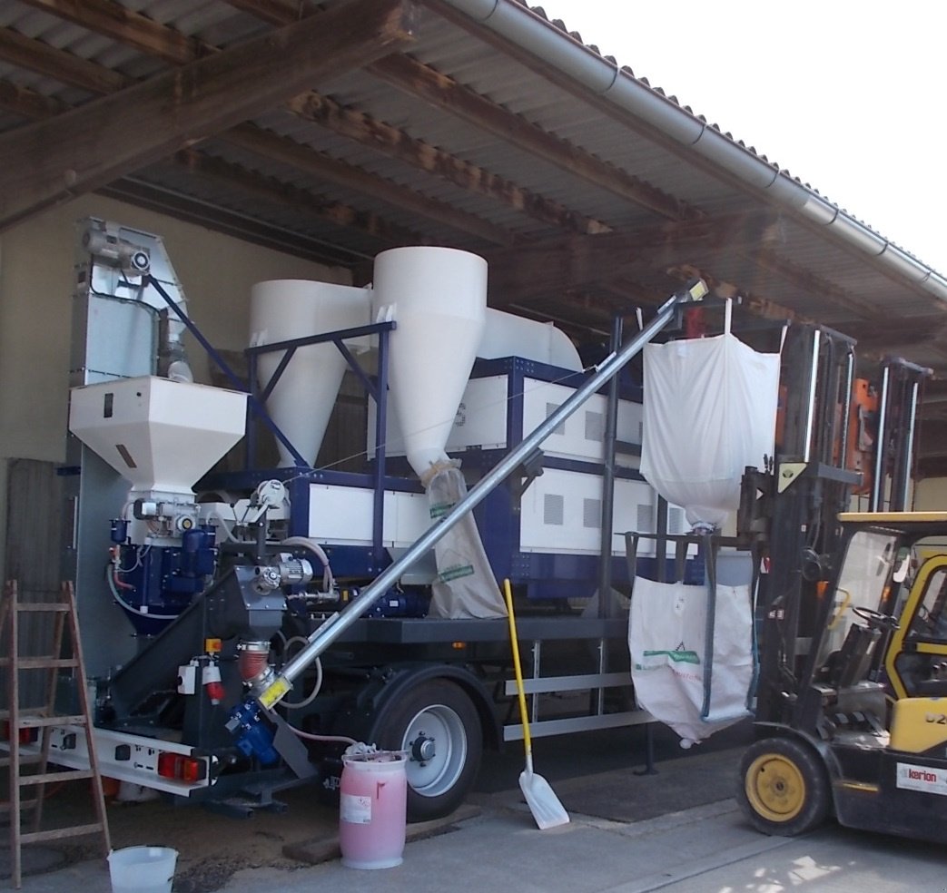 Getreidereinigung des Typs Petkus Saatgutreiniger Typ K531 und K541, Neumaschine in Niederfellabrunn (Bild 7)