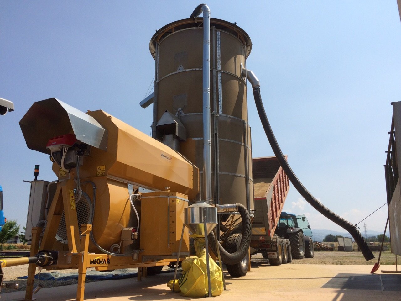 Getreidetrocknung des Typs Mecmar SSI 28, Neumaschine in Ravenstein  (Bild 3)