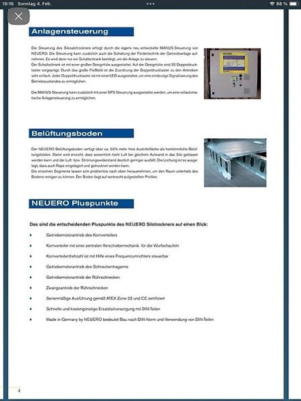 Getreidetrocknung tipa Neuero Silotrockner, Gebrauchtmaschine u Dingolfing (Slika 12)