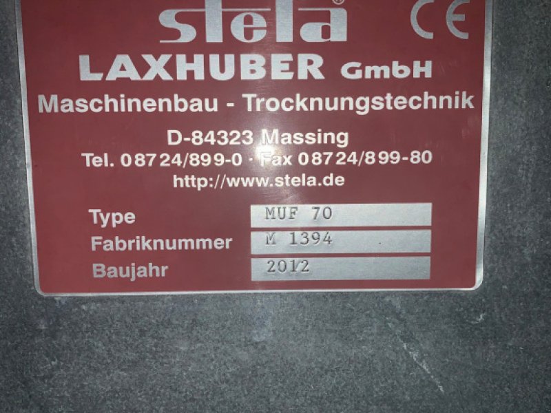 Getreidetrocknung типа Stela MUF 70, Gebrauchtmaschine в Arnschwang (Фотография 1)