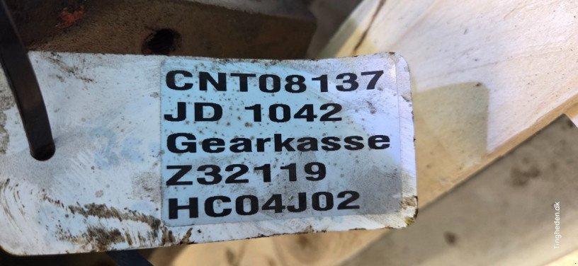 Getriebe & Getriebeteile от тип John Deere 1042, Gebrauchtmaschine в Hemmet (Снимка 16)