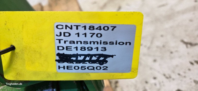 Getriebe & Getriebeteile des Typs John Deere 1170, Gebrauchtmaschine in Hemmet (Bild 21)