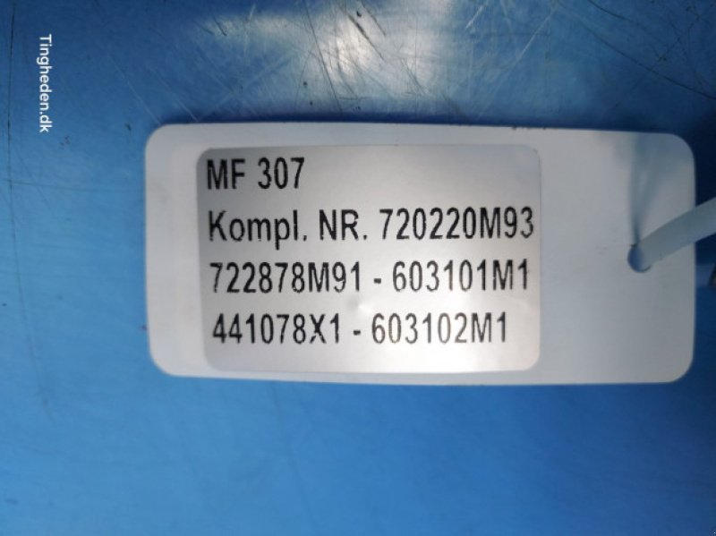 Getriebe & Getriebeteile от тип Massey Ferguson 307, Gebrauchtmaschine в Hemmet (Снимка 12)