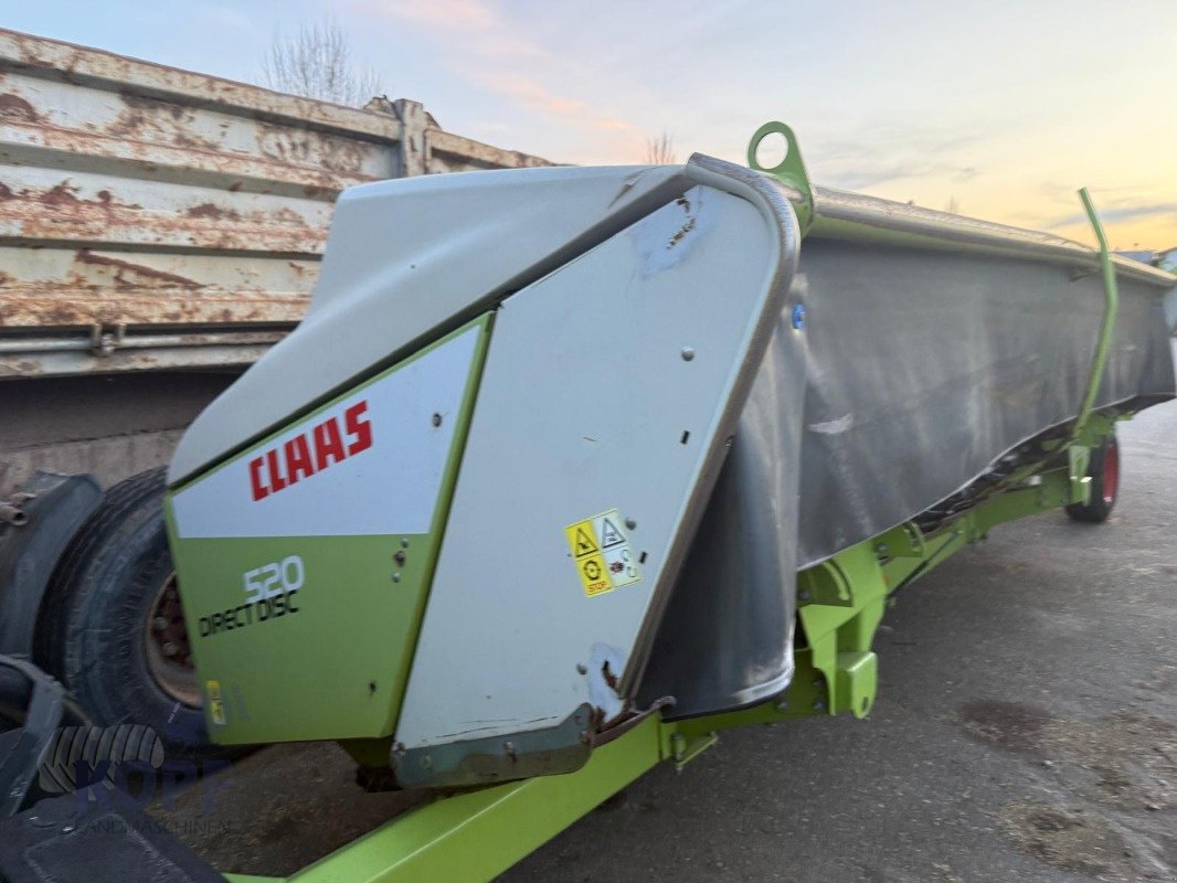 GPS-Schneidwerk des Typs CLAAS Dirct Disc 520 Comfort 493-498, Gebrauchtmaschine in Schutterzell (Bild 1)