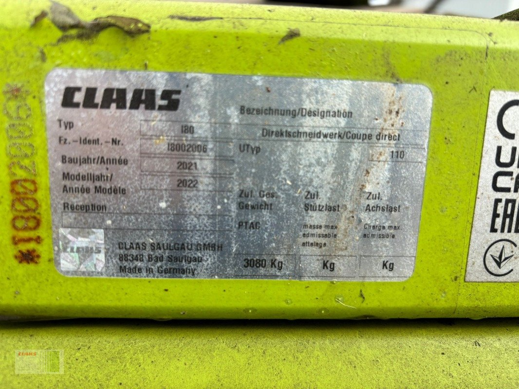 GPS-Schneidwerk typu CLAAS DIRECT DISC 500 P, Gebrauchtmaschine v Risum-Lindholm (Obrázek 10)