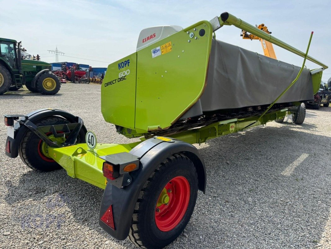 GPS-Schneidwerk του τύπου CLAAS Direct Disc 600 große Walze Ø800, 2 Achs-Wagen, Gebrauchtmaschine σε Schutterzell (Φωτογραφία 12)